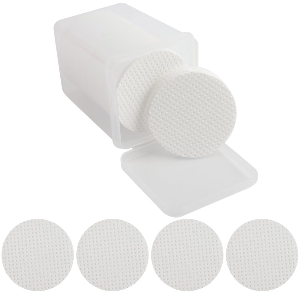 White 200Pcs Lint Nail Wipes Nonwoven Nail Cleaning Pads For Gel Polish Removal And Salon Use