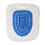 Reusable White Cat Toilet Training Kit with Blue Inner Support, Eco-Friendly 12