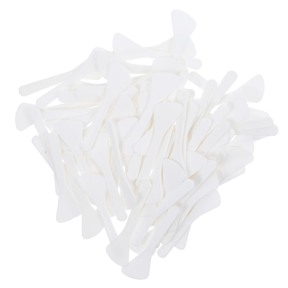 VINTORKY 80pcs Plastic Makeup Spatulas for Skincare and Masks, Reusable Cosmetic Applicators