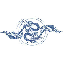 5 pcs Waterproof PlantBased Temporary Tattoo Stickers Goldfish Design Long Lasting for Men and Women