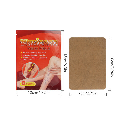 40 Sheets Varicose Vein Patch Herbal Spider Veins Relief Portable 2