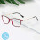 Blue Light Blocking Reading Glasses for Computer Reading, TR90 Flexible Temples, Black and Red 2