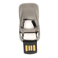 Mini Metall-Sportwagen USB-Stick 32GB Plug & Play Schwarz