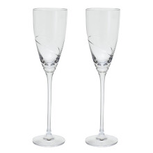 Dartington Helix Elegance Set of 2 Champagne Flutes