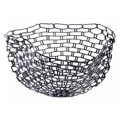 Rubber Fishing Net Replacement 40cm Depth Collapsible Black 1