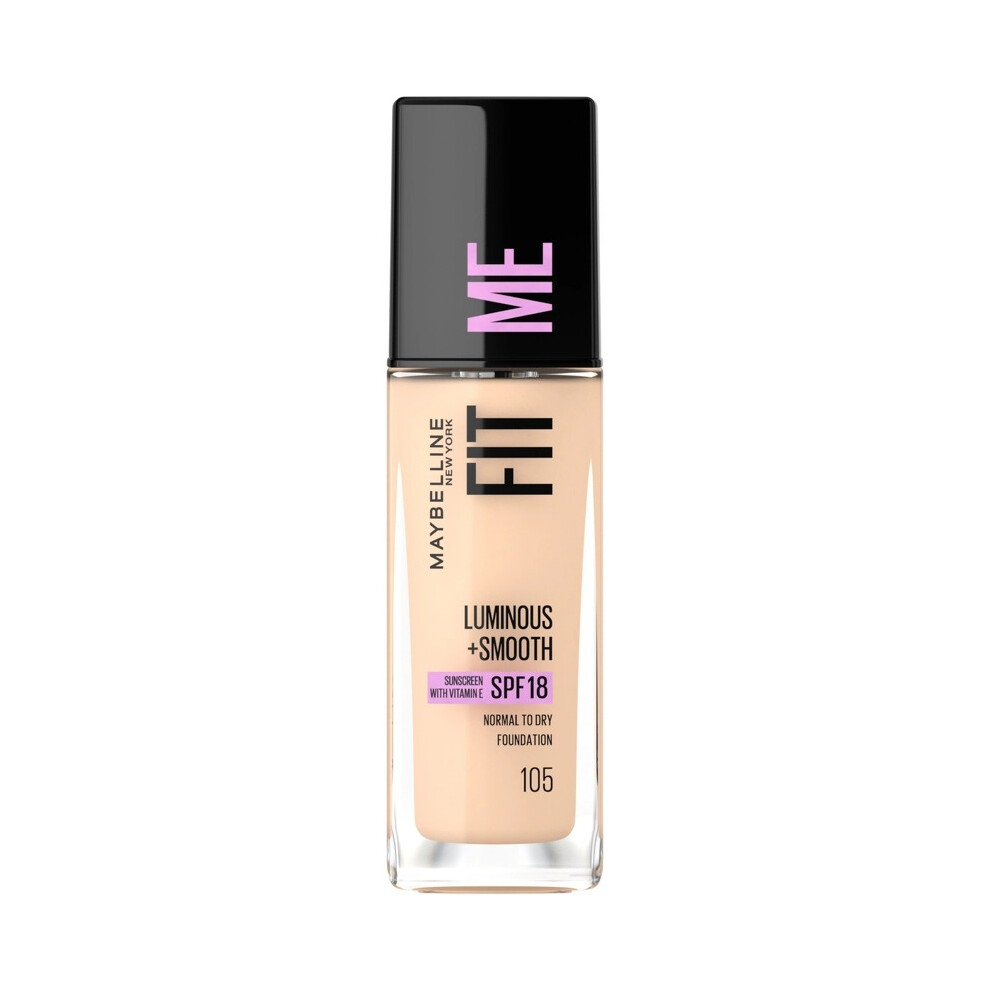 Garnier/Maybelline Ny Ivory Maybelline Fit Me Luminous & Smooth Foundation - 105 Natural