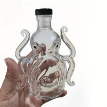(1pcs color random) Kreativer 3D-Weindekanter in Oktopusform – wiederverwendbarer Whiskey- und Weinflaschenausgießer, perfekt für Heimdekoration,