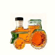 (1pcs color random) Kreative Weinkaraffe mit lustigem Whiskyflaschen-Design, Likörausgießer und Brühbehälter