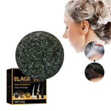 Gray Hair Cover Bar Soap Black 1PC – Instant Coverage, Mess Temporary Touch Up