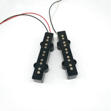 2X Microphone En Céramique Une 5 Cordes JB Basse Style Ouvert pour Pièces de Guitare Basse JB Style