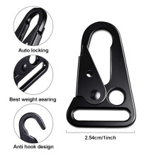30 Pcs Enlarged Mouth Clip Sling Clasp Olecranon Hook for Sling Outdoors Bag Backpack,Carabiner Keychain Snap Hooks