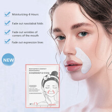 HUNMUI 10Pair Frown Lines Removal Patch Nasolabial Folds Anti-Wrinkle Mask Stickers Moisturizing Firming Face