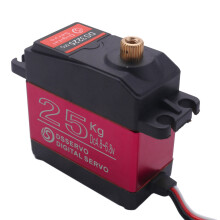 2X 25KG Digital Servo Full Metal Gear High Torque Waterproof for RC Car Crawler Robot Control Angle 270