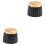 20x Guitar AMP Amplifier Knobs Push- Black+Gold Cap for  Amplifier 3