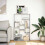 VidaXL vidaXL Bookcase Bookshelf Rack Storage Cabinet Grey Sonoma Engineered Wood 2