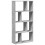VidaXL vidaXL Bookcase Bookshelf Rack Storage Cabinet Concrete Grey Engineered Wood 6