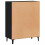 VidaXL vidaXL Sideboard Storage Cupboard Side Cabinet Buffet Black Engineered Wood 7