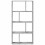 VidaXL vidaXL Bookcase Bookshelf Rack Storage Cabinet Grey Sonoma Engineered Wood 4