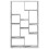 VidaXL vidaXL Bookcase Bookshelf Rack Storage Cabinet Concrete Grey Engineered Wood 4