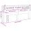 VidaXL (artisan oak) vidaXL LED Headboard Bed Header Bedroom Storage Bed Headboard Engineered Wood 3