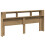 VidaXL (artisan oak) vidaXL LED Headboard Bed Header Bedroom Storage Bed Headboard Engineered Wood 7