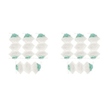 8 Pack Gas Lantern Mantles Bulk Accordion Shape 95 Clip