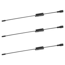 3 Stücke 197mm Metall Dekorative Antenne für 1/10 RC Crawler TRX4 TRX6 Axial SCX10 RC4WD D90 D110 CC01 Truck Drift