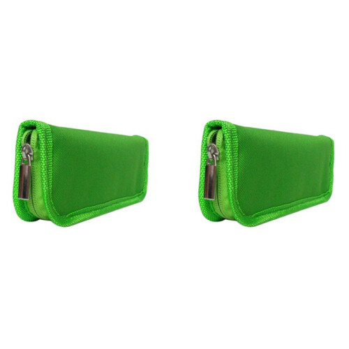 2X Insulin Cooler Travel Case Diabetic Medication Organizer Cooler Bag Vert