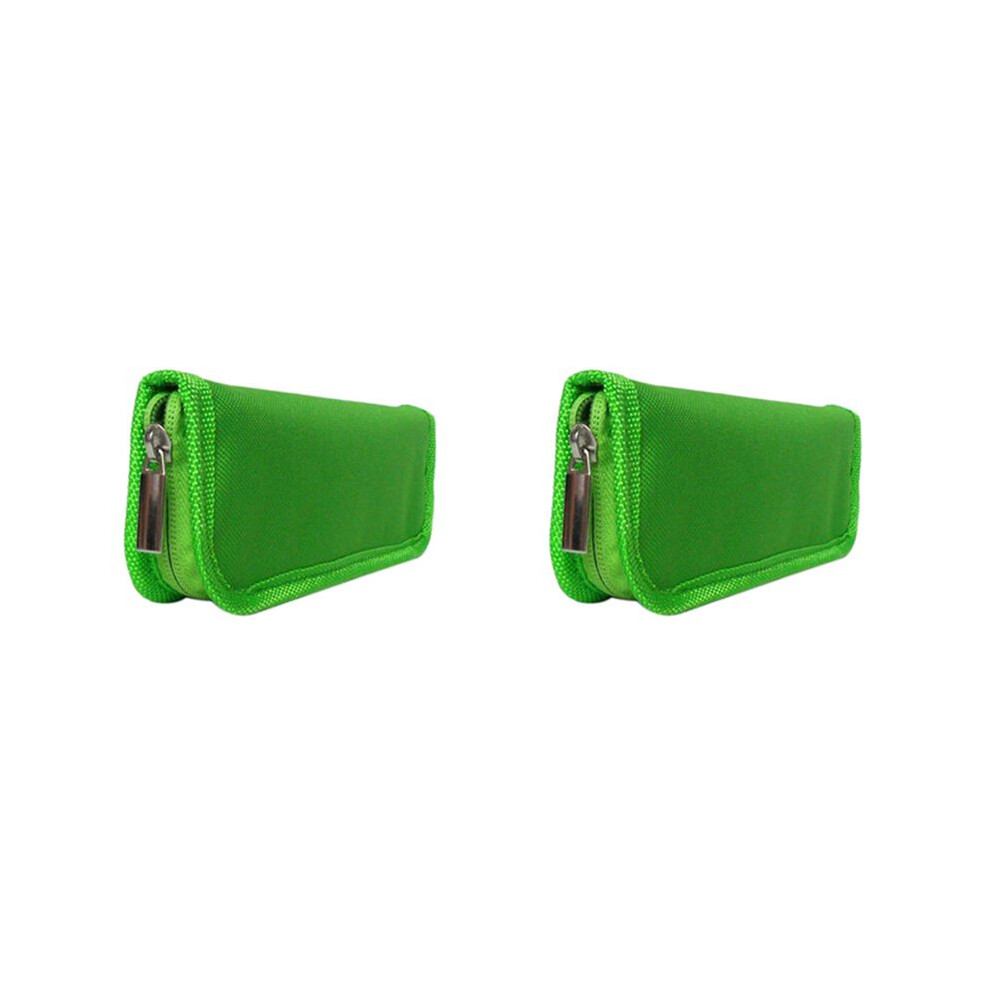2X Insulin Cooler Travel Case Diabetic Medication Organizer Cooler Bag Green
