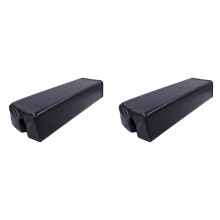 2X Hip Thrust Barbell Squat Pad Gym Weightlifting Training Neck Cover Shoulder Support Push Bar Barbell Foam Pad,Black