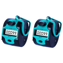 2X Counter Electronic Clicker Manual Digital Stitch Counter Finger Ring Mechanical Handheld Counter for Row People