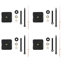 5X Quartz Clock Movement Mechanism DIY Repair Parts Black + Hands