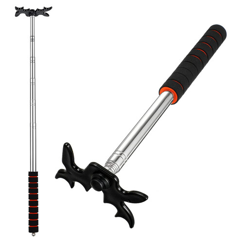 2X Retractable Billiard Cue Stick Bridge with Bridge , Billiard Pool Cue Accessory for Pool Table,Bridge ,Black 1
