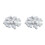 100 Pack 16MM Blank White Dice Set Acrylic Rounded D6 Dice Cubes for Game,Party,Fun,DIY Sticker and Math Teaching 1
