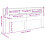 VidaXL (old wood) vidaXL LED Headboard Bed Header Bedroom Storage Bed Headboard Engineered Wood 3