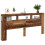 VidaXL (old wood) vidaXL LED Headboard Bed Header Bedroom Storage Bed Headboard Engineered Wood 4