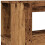 VidaXL (old wood) vidaXL LED Headboard Bed Header Bedroom Storage Bed Headboard Engineered Wood 8