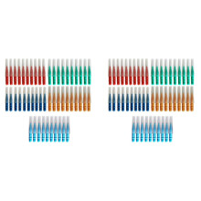 100Pcs Interdental Brush Dental Tooth Flossing Oral Dental Hygiene Flosser Toothpick Cleaners Tooth Cleaning Tool