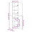 VidaXL (white) vidaXL Highboard Sideboard Side Cabinet Cupboard Concrete Grey Engineered Wood 9