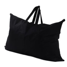 Schwarze Canvas-Portfoliosack 38x26 Zoll – Groß, leicht und langlebig