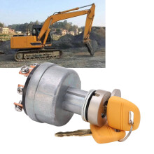 6 Pin Excavator Ignition Switch for Daewoo DH200 with 2 Keys