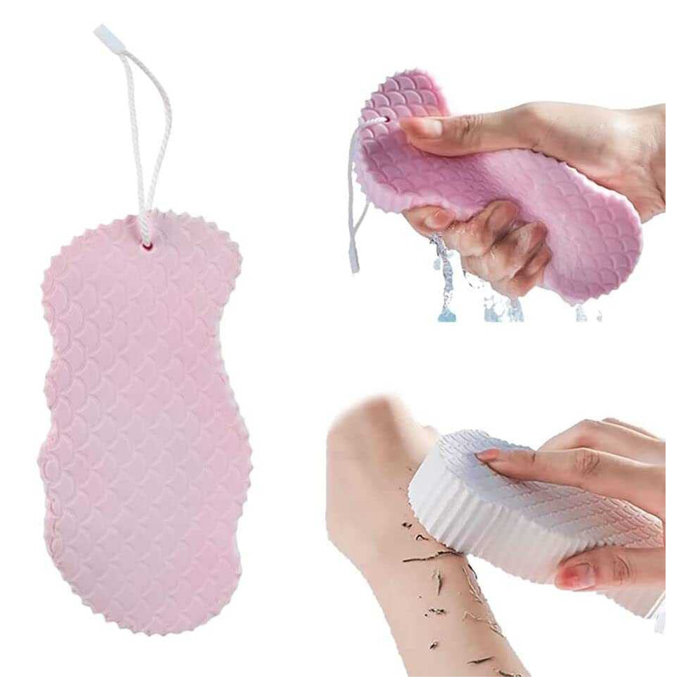 Ultra Soft Exfoliating Bath Sponge for Sensitive Skin, Gentle PVA Body Scrubber for Adults and Kids