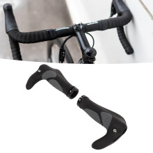 Bike Grips 2 Pack TPR Rubber Ergonomic Non-Slip Handlebar Replacement for MTB
