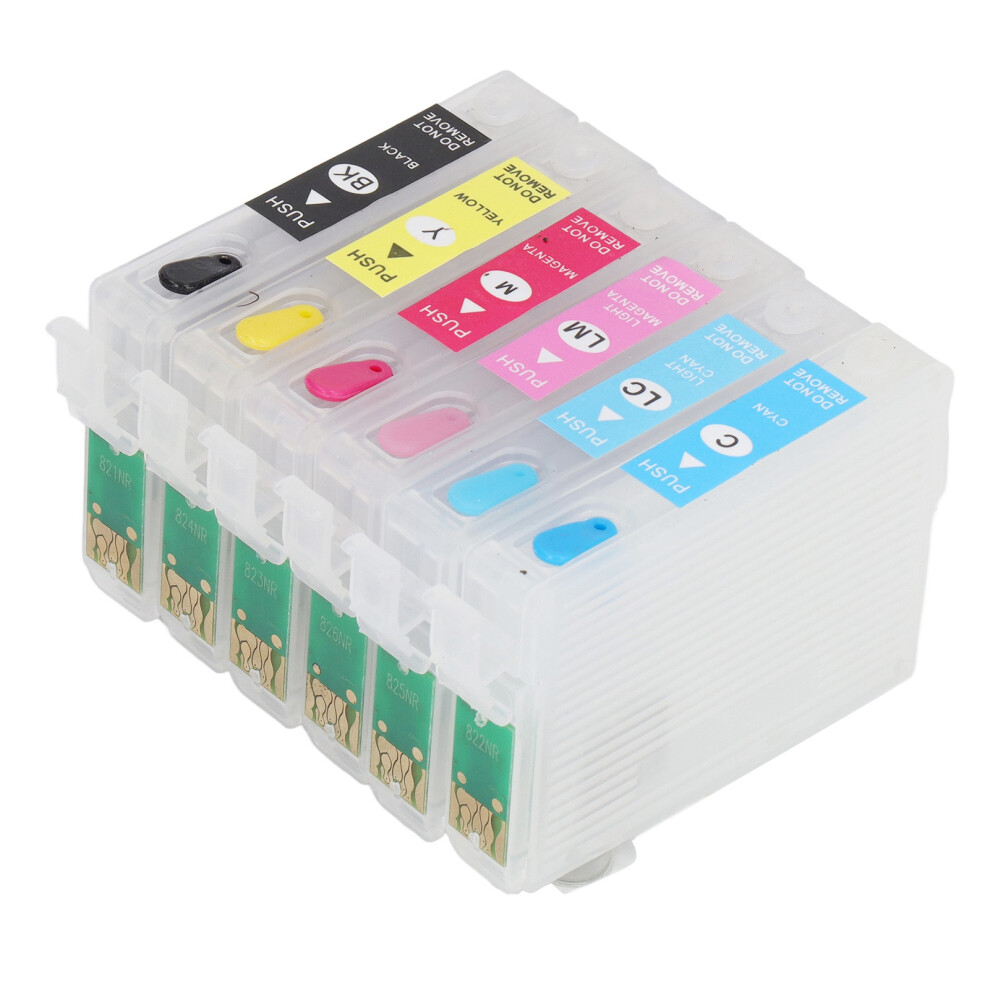 6 Color Ink Cartridge Set With Permanent Chip For Photo & Document Printing 4051389951984