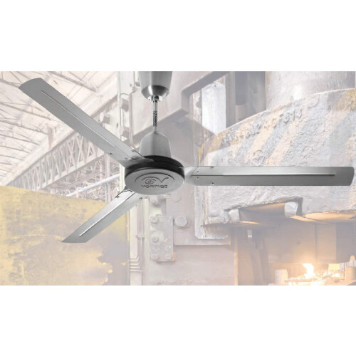 Vortice Ceiling Fan, NORDIK HEAVY DUTY 140 INOX 1