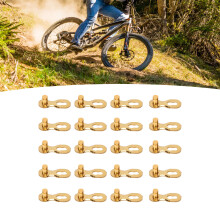 8-Gang-Gold-Kettenverbinder für Fahrräder (10 Paar) für Mountainbikes & Rennräder