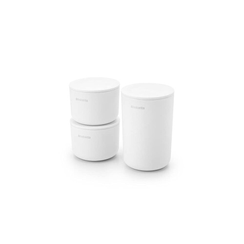 Brabantia Brabantia 281327 ReNew Collection Storage Containers, White 1