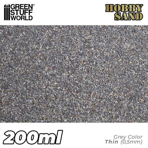Green Stuff World Thin Hobby Sand 200ml - Dark Grey 2