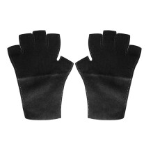 UV Protection Fingerless Gloves for Gel Nail Lamp, Disposable AntiUV Gloves for Manicures, Black