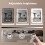 Emitto Hollywood Mirror Vanity Makeup Mirror with 3